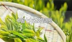 我國的十大名茶是什么，分別有哪些特點？